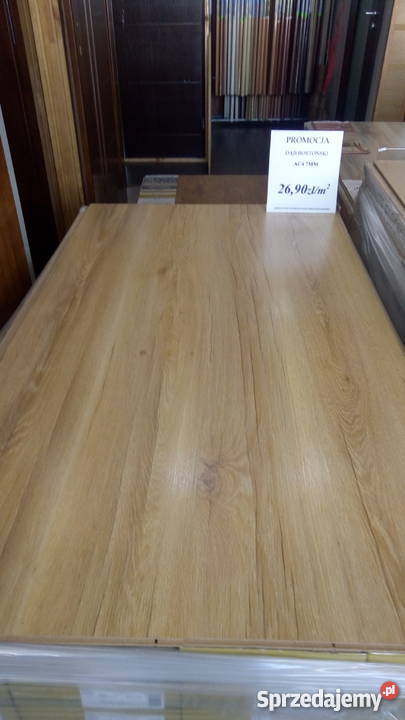 Panele Podłogowe Dąb Bostoński AC4 7mm ŁUKÓW Budownictwo i akcesoria Łuków
