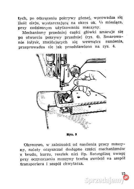 mszyna do szycia ŁUCZNIK 441 instrukcja obsługi Stalowa Wola