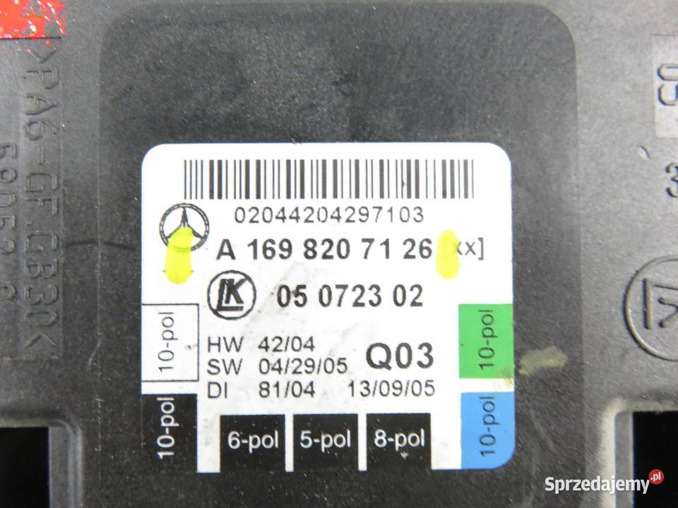 MODUŁ DRZWI MERCEDESBENZ A W169 A1698207126 małopolskie