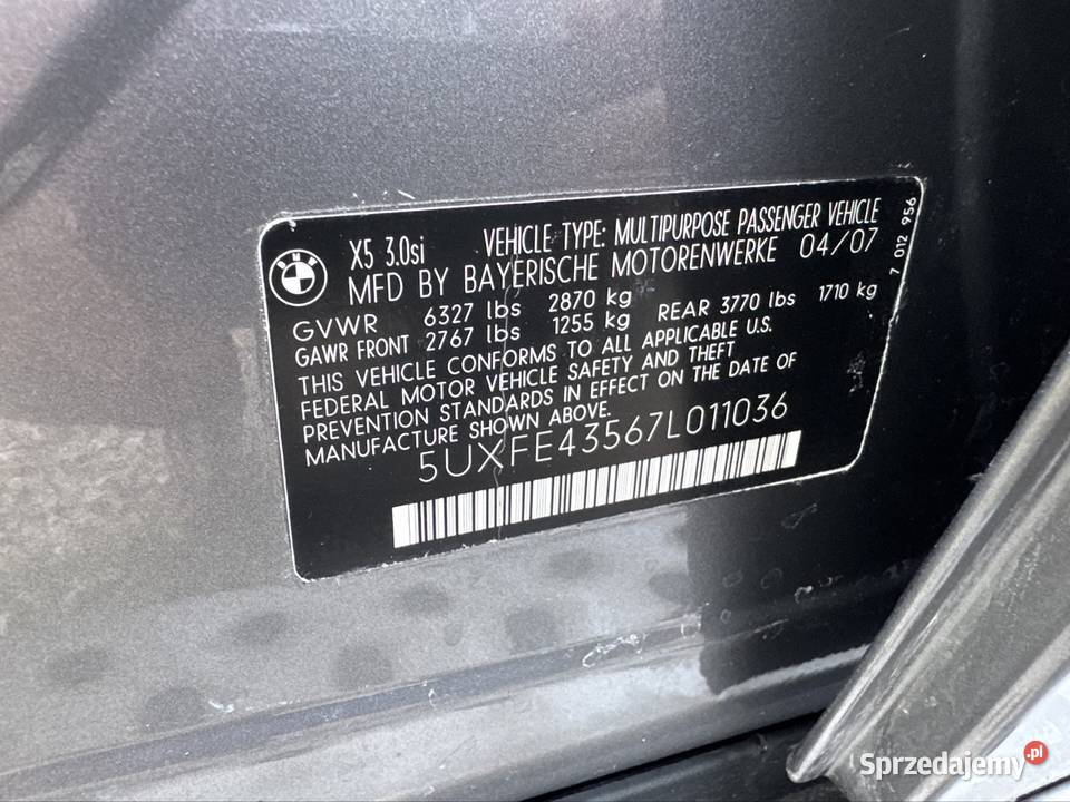 BMW X5 30IS E70 klimatyzacja