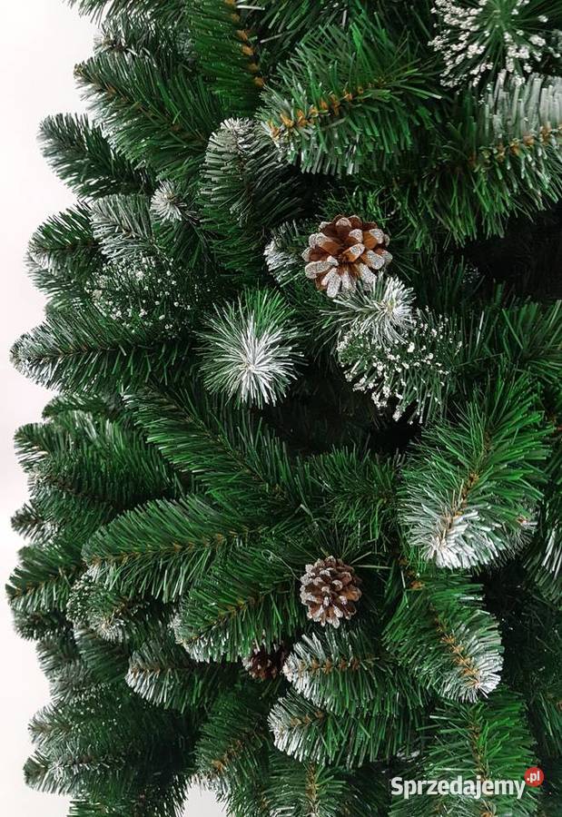 Choinka sztuczna Sosna srebrna z szyszkami Bielsko-Biała