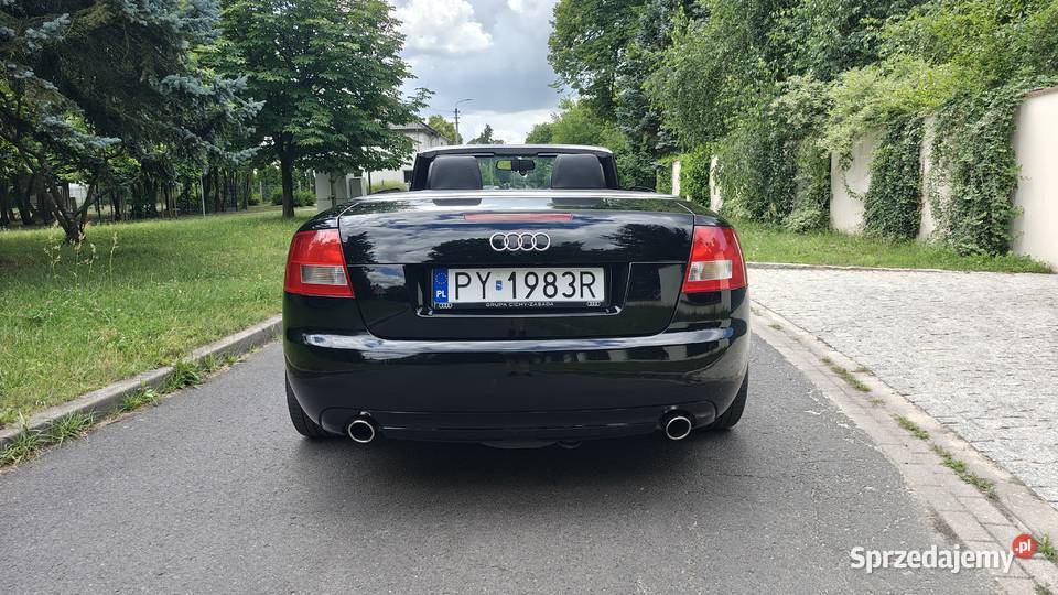 Audi A4 Cabrio 24 V6 manual BBS Sline gleba nieuszkodzony wielkopolskie Rokietnica