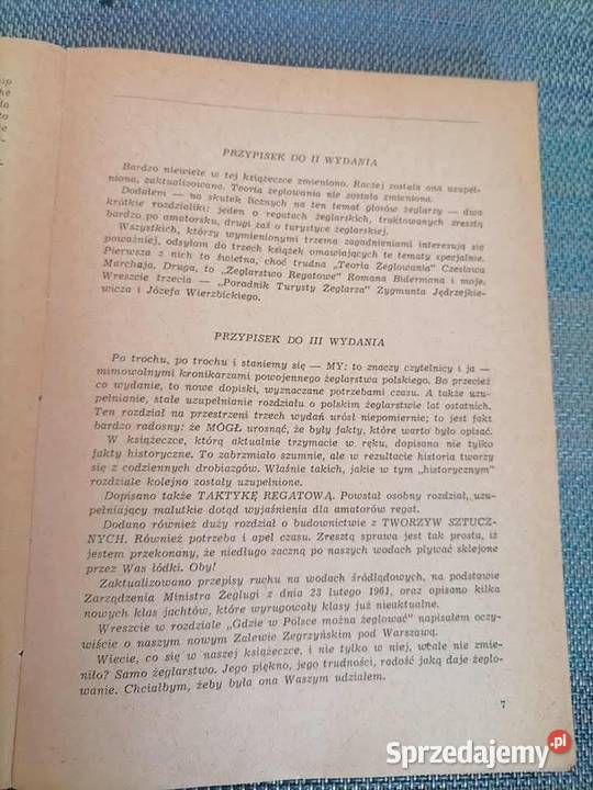 Żeglarstwo śródlądowe 1964 Wałbrzych sprzedam