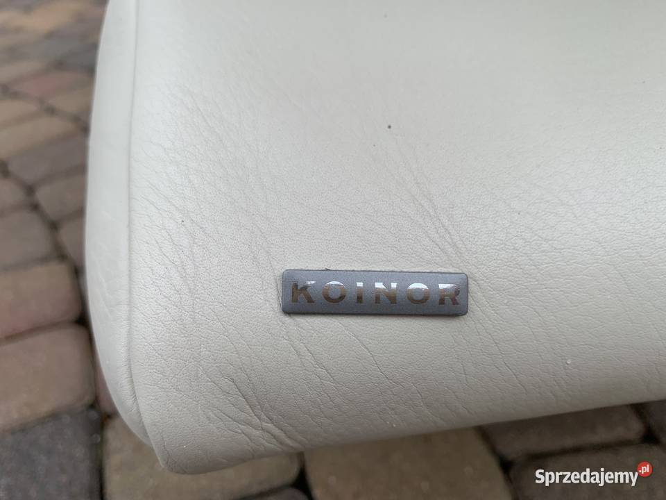 KOINOR NIEMIECKI KOMPLET WYPOCZYNKOWY SKÓRA Komplety wypoczynkowe Kalety