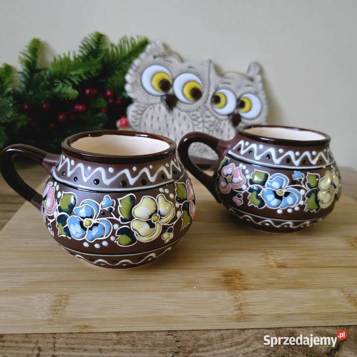 Ekskluzywne Ręcznie Malowane Kubki Ceramiczne 2 Bydgoszcz