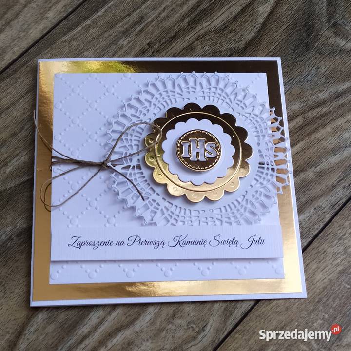 Zaproszenia na I Komunię Św Konin