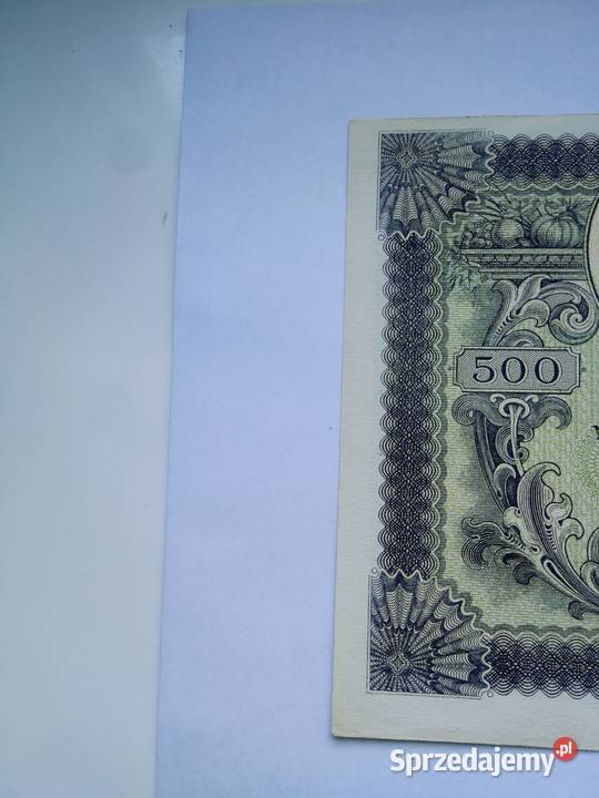 Polska banknot 500 1919 Kosciuszko wielkopolskie Poznań sprzedam