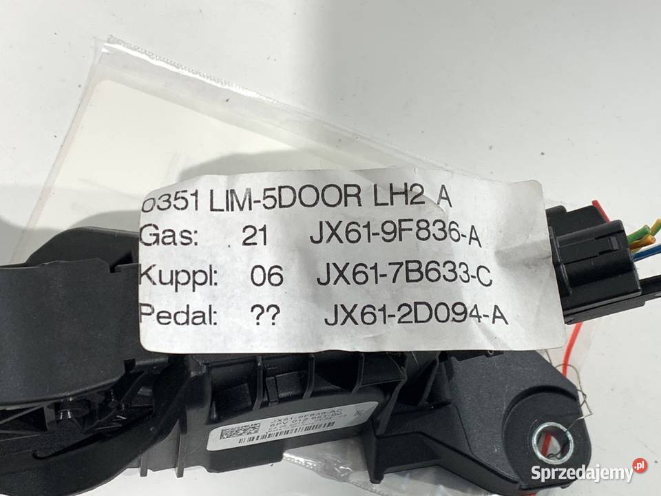 POTENCJOMETR GAZU FORD FOCUS IV JX619F836AC 15