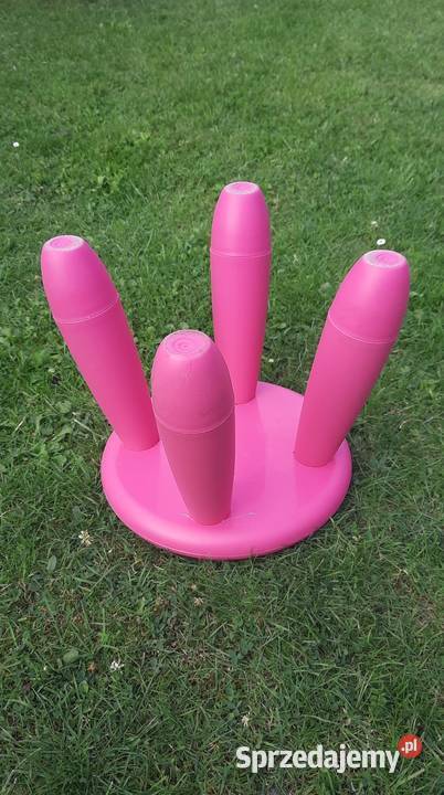 Stołek taboret dziecięcy różowy MAMMUT IKEA dom