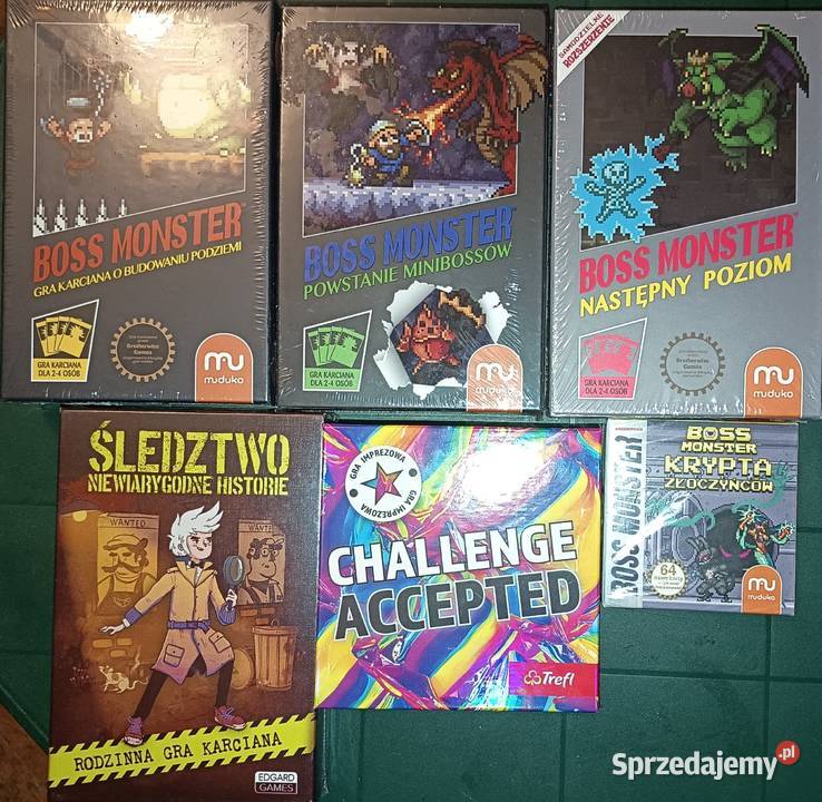 Boss Monster 123 gra karciana Muduko śledztwo sprzedam
