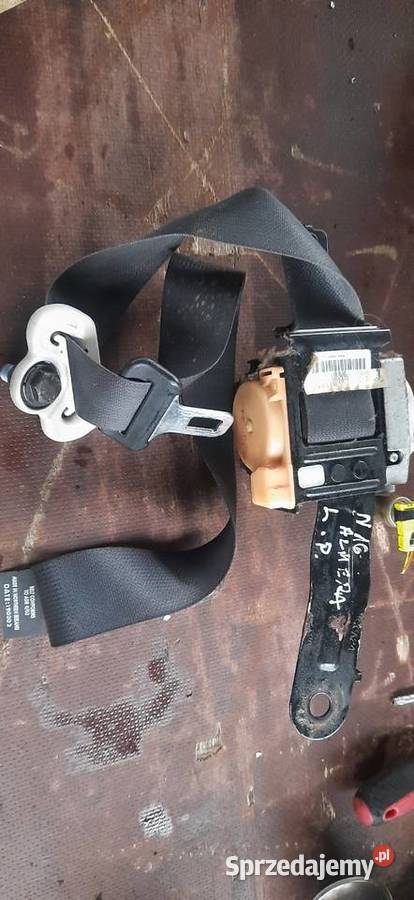 Pas bezpieczeństwa lewy przód Nissan Almera n16 Wyposażenie wnętrza Szczecin