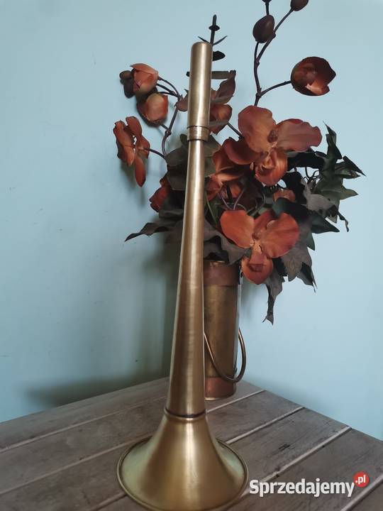 Stara trąbka sygnalowa w stylu Art Deco SPRAWNA