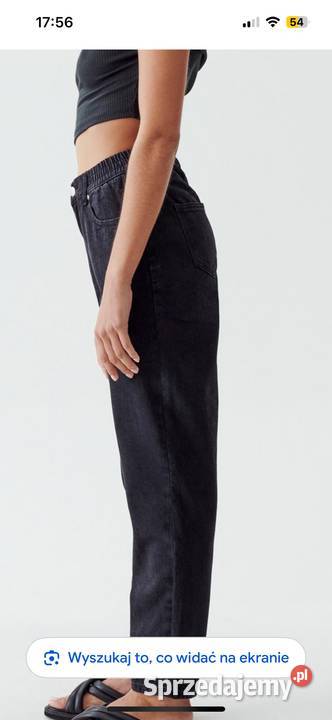 Calli jeansy czarne Hudson Mom w rozmiarze 34 Spodnie mazowieckie Płock