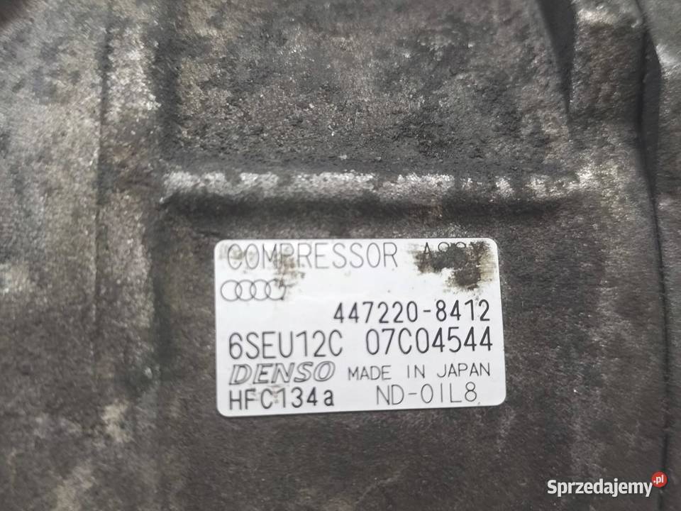 SPRĘŻARKA KLIMATYZACJI 4472208412 20 20V Audi A4 osobowe