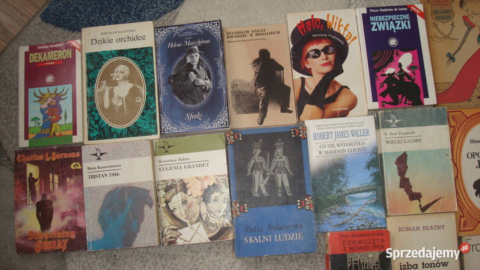 Książki literatura 5 js kujawsko-pomorskie Osięciny sprzedam