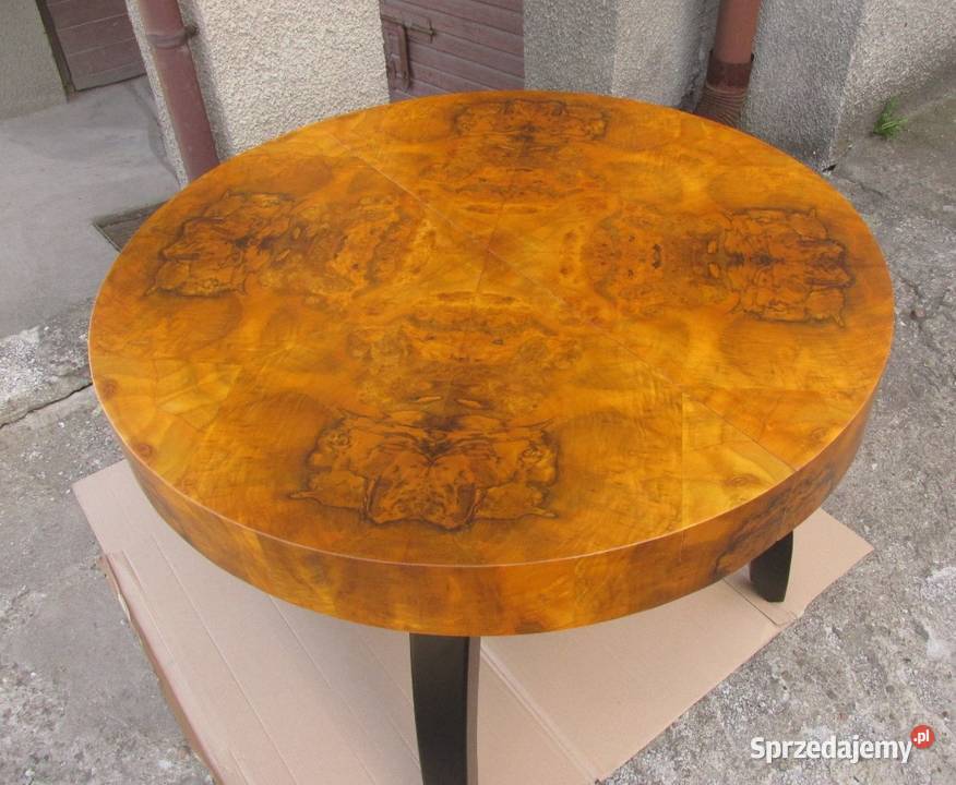 Stół Art Deco Halabala J121 Tulipan orzech Białystok