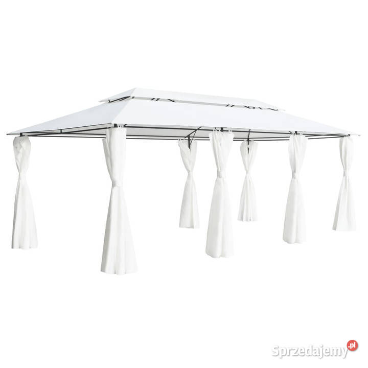 Altana z zasłonami 600x298x270 biała 180 gm mazowieckie Warszawa