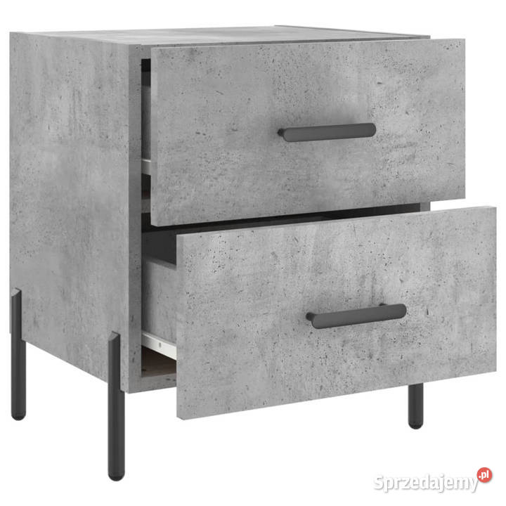 Szafki nocne 2 szarość betonu 40x35x475 WM827333 Warszawa sprzedam