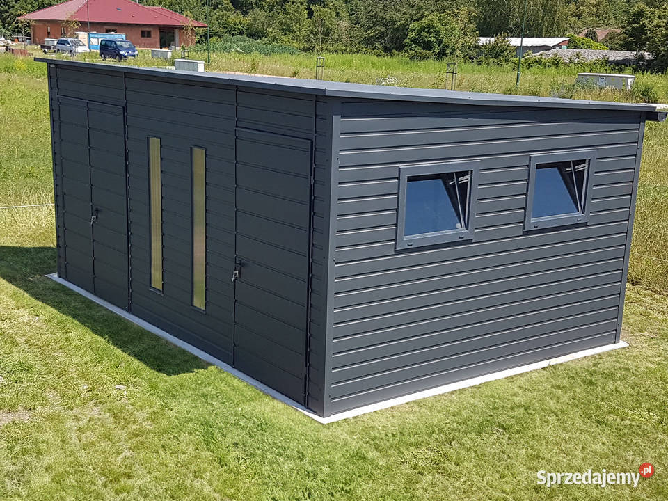 Domek ogrodowy 535m ciemny grafit matowy Koszalin