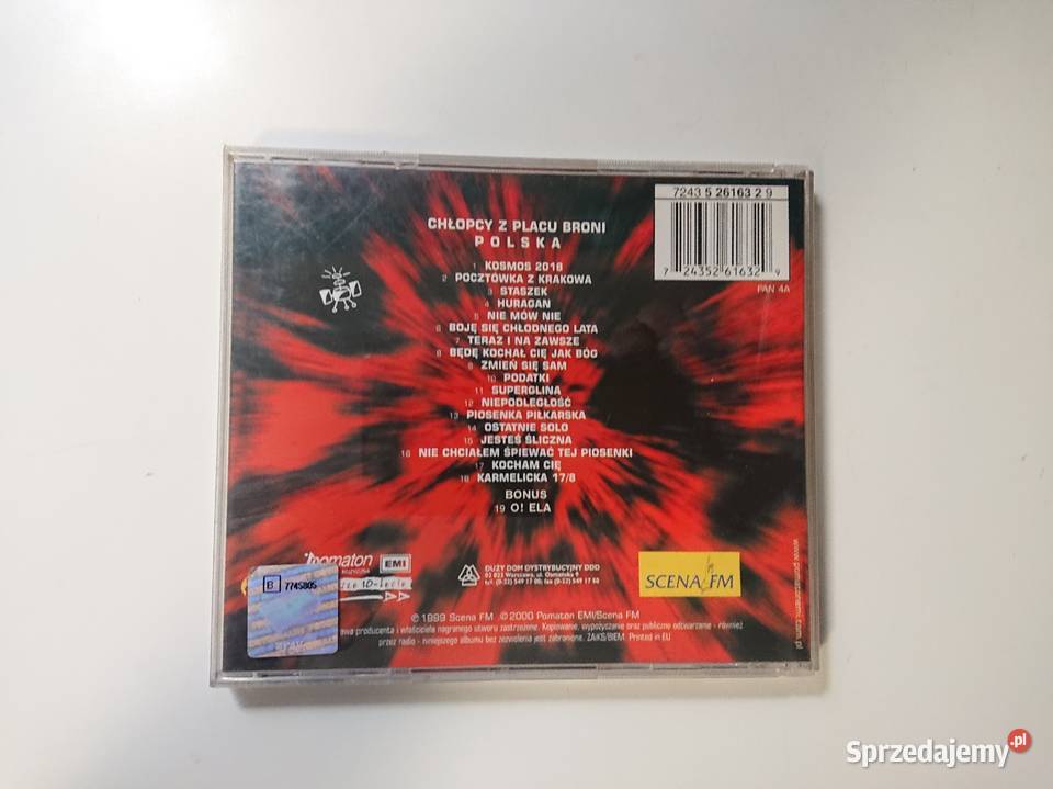 Chłopcy z Placu Broni POLSKA Płyta CD Tychy