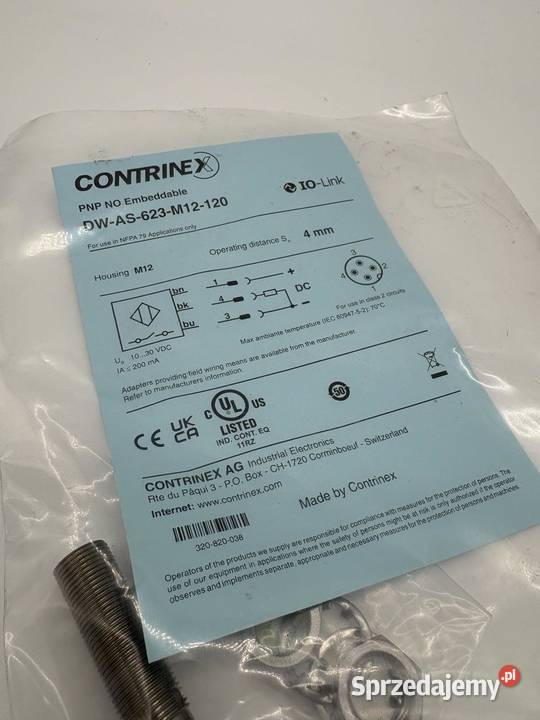 Contrinex DWAS623M12120 Czujnik indukcyjny