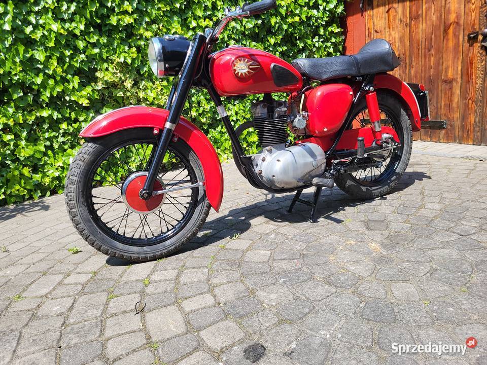 BSA C15 250 1959 r renowacji pełna historia Zduńska Wola