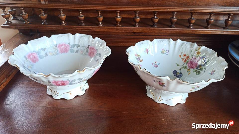 Miseczka patera Silesia Secesja 1915 1938 r Róże Gdańsk