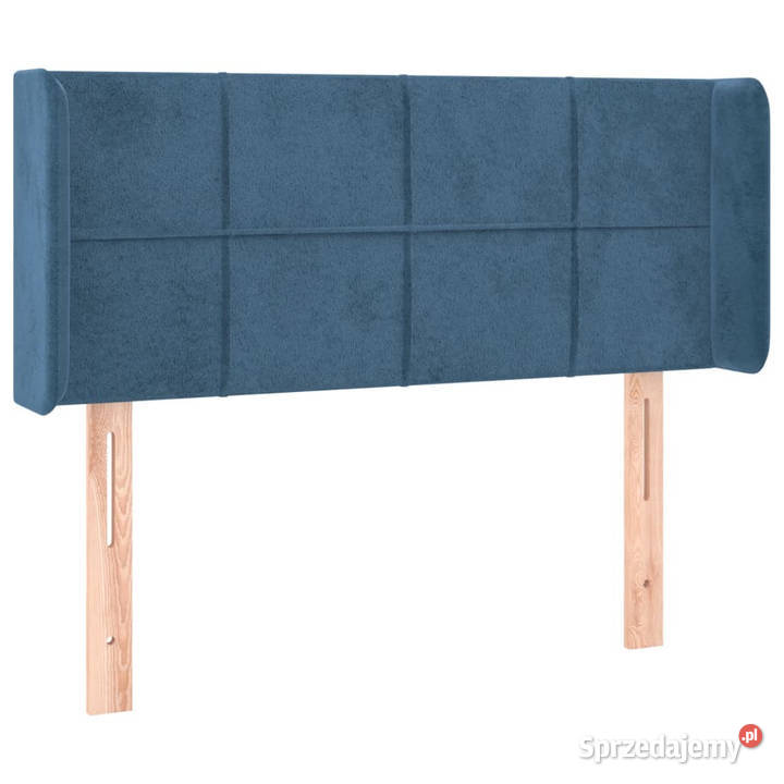Zagłówek uszak ciemnoniebieski 93x16x7888 Warszawa sprzedam