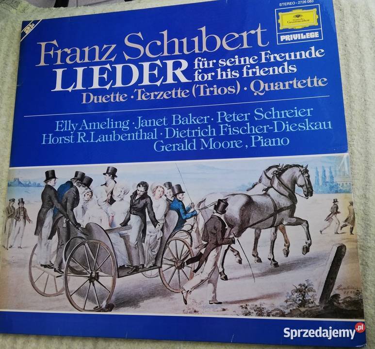 Franz Schubert Pieśni moich przyjaciół Kultura i Rozrywka Wronki