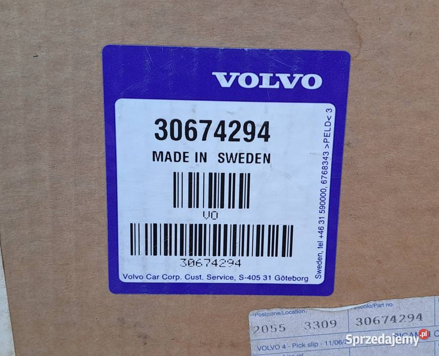 Szyba Lewy Tył Volvo V50 20032012 Oryginał