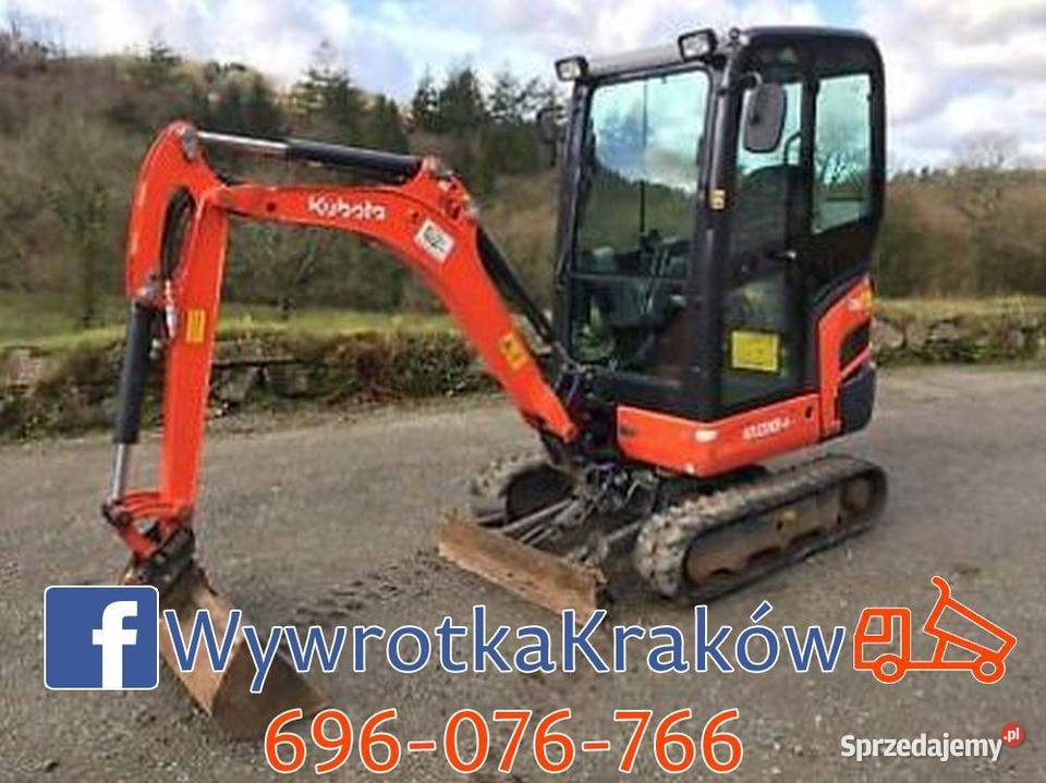 Wykopy niwelacje przyłącza mediów odwodnienia Kraków