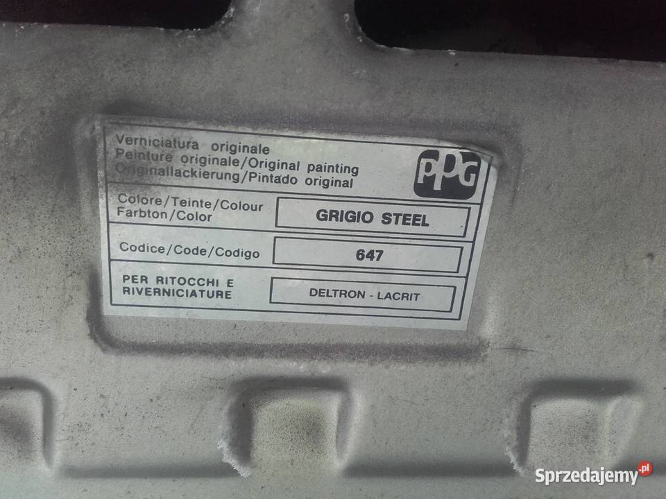 Fiat Stilo 5 drzwi kombi kompletny przód kolor