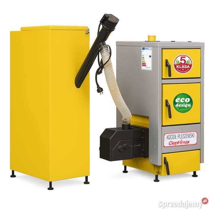 Kocioł z podajnikiem na pellet NKGP 20kW 180m2 5 Katowice