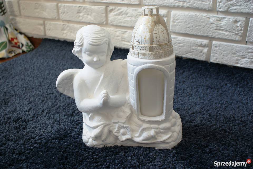 Figurki Lampiony ZNICZE W KSZTAŁCIE ANIOŁKA małopolskie Wadowice