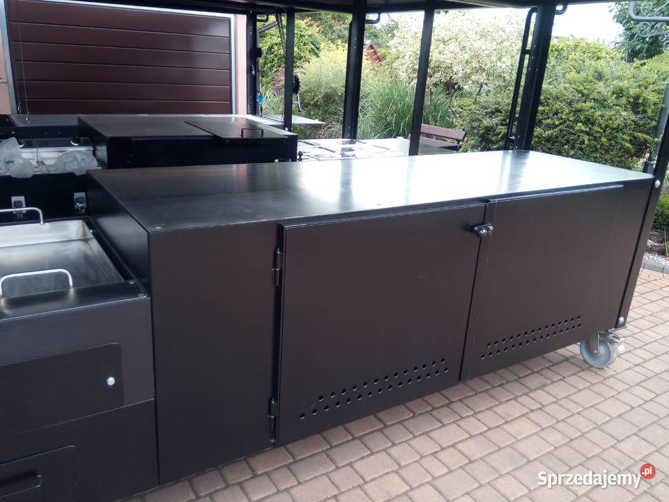 Gastronomiczny grill cateringowy gazowy węglowy Damasławek