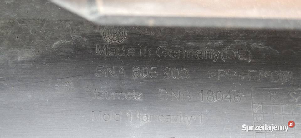 VW TIGUAN II LIFT 5NA ZDERZAK PRZÓD PRZEDNI