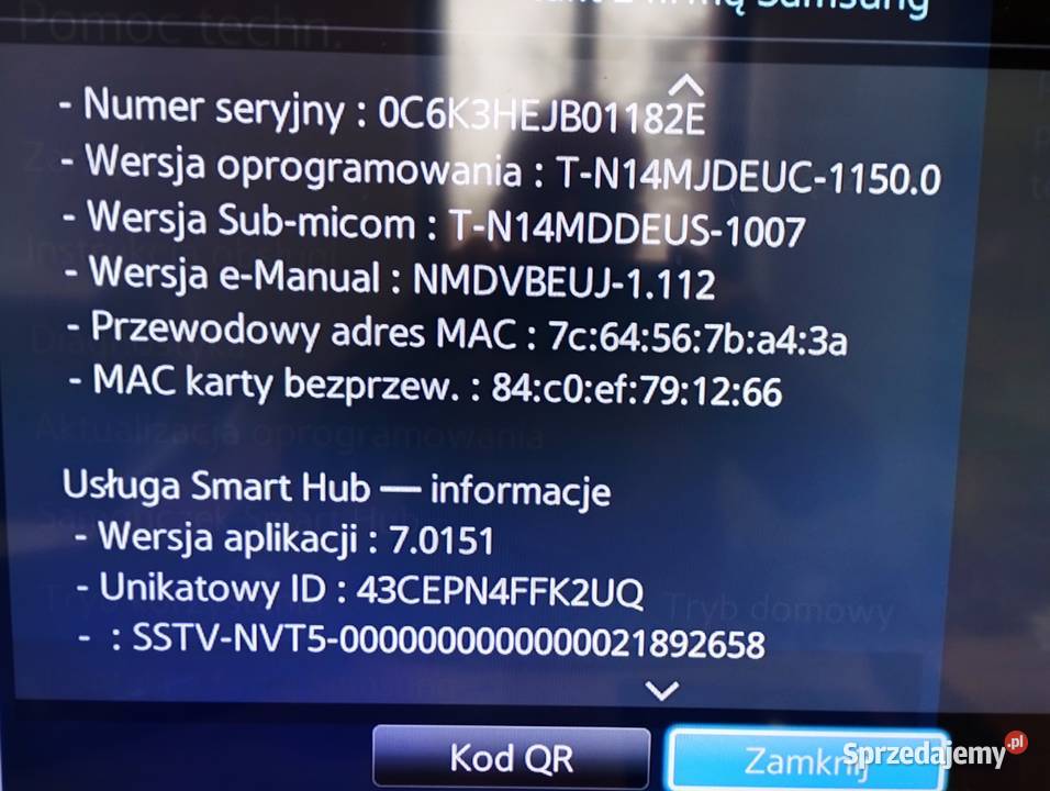 Telewizor FullHD LED SAMSUNG 40 typ UE40J5200 40cale Szczawno-Zdrój