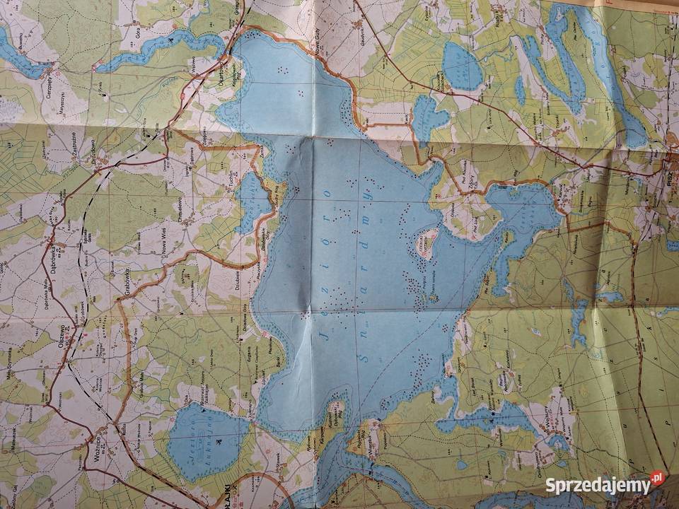 Jezioro Śniardwy 1 60 000 mapa turystyczna miękka Kraków