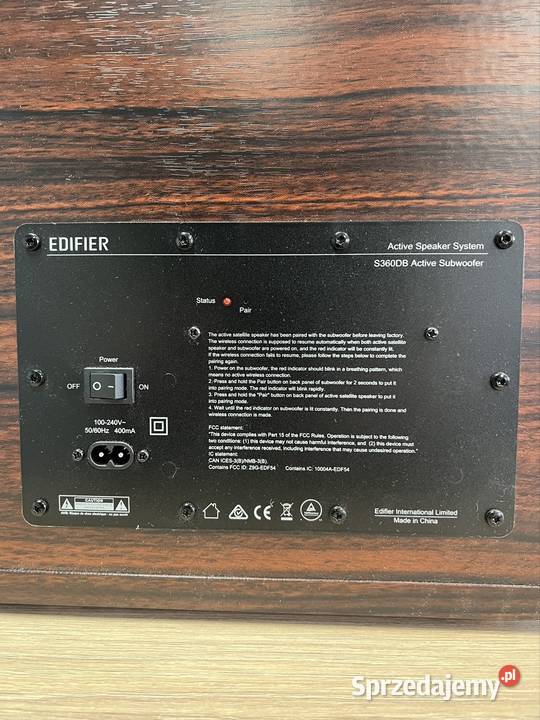 Zestaw Edifier głośniki 21 aktywny subwoofer Wrocław sprzedam