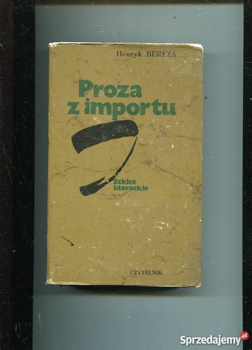 Proza z importu Szkice literackie Szczecin