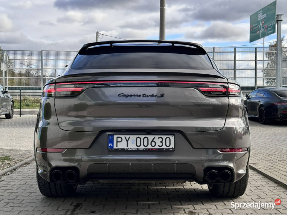 Porsche Cayenne Coup Turbo S EHybrid 680 Polska elektrochrom. lusterka boczne małopolskie