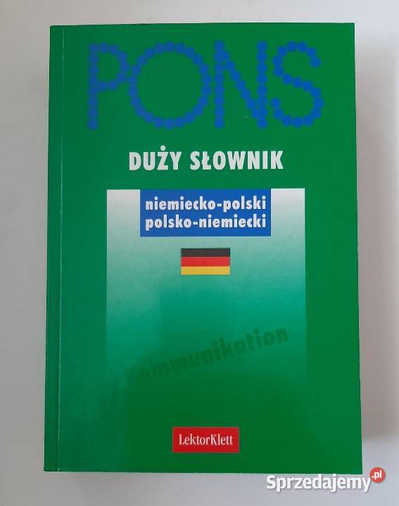 Duży słownik polsko - niemiecko - polski PONS LektorKlett