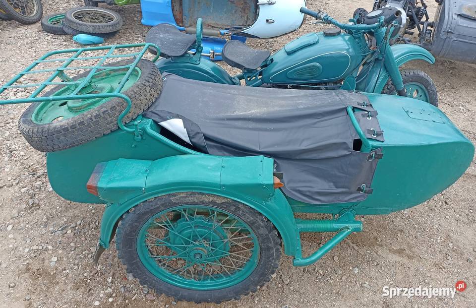 52 URAL M62 z DOKUMENTAMI 1963 z wózkiem WYSYŁKA Ural mazowieckie sprzedam