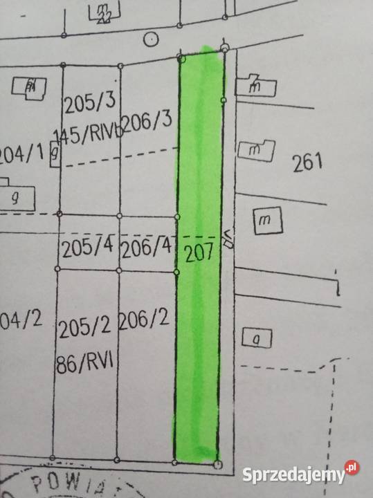 Ochrony w środku wsi 7000 m rolna Sprzedaż