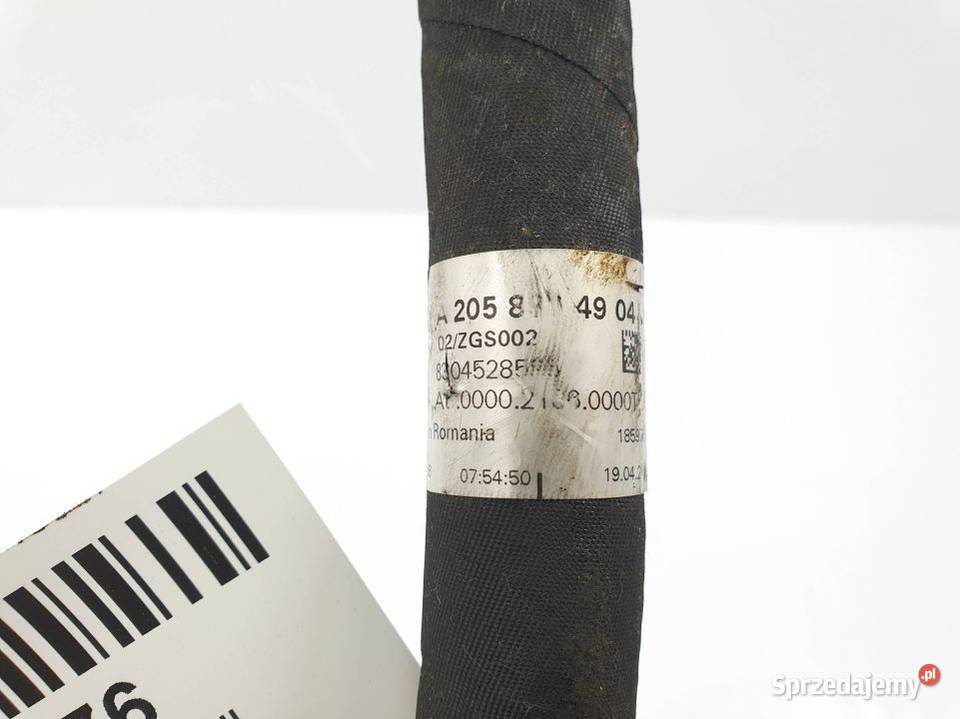 PRZEWÓD KLIMATYZACJI MERCEDES C W205 4MATIC Lipno sprzedam