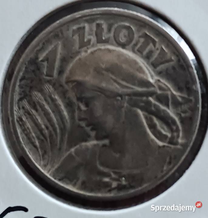 1 Złoty Żniwiarka 1925 r z kropkąmennica wielkopolskie Konin