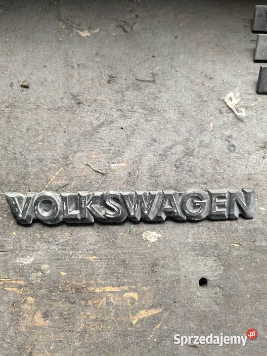 Emblemat napis znaczek Volkswagen mk2 1 mazowieckie Mościska