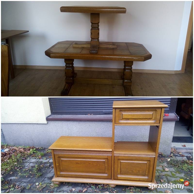 Stolik Kawowy Ława Meble PRL Stylowe Meble z Łódź
