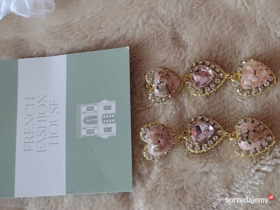 Ekskluzywne długie kolczyki wieczorowe z Londynu Kraków