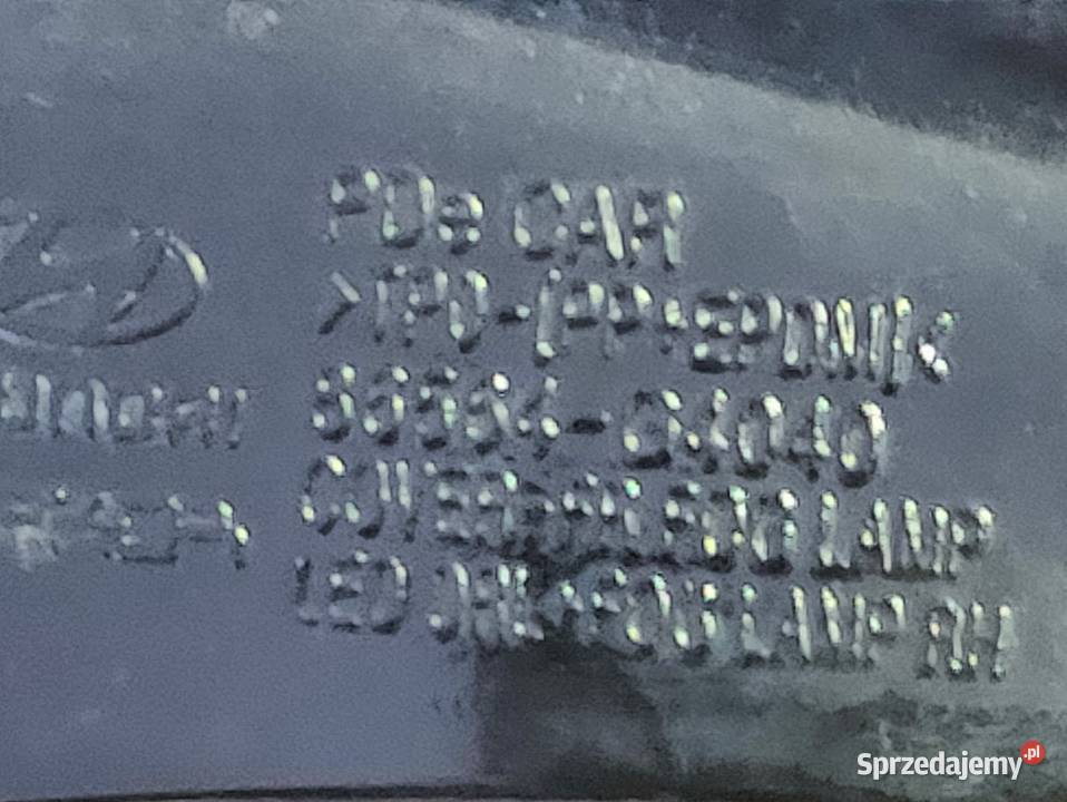 Kratka Zderzaka Prawy Przód Hyundai i30 III 2017 osobowe Pleszew